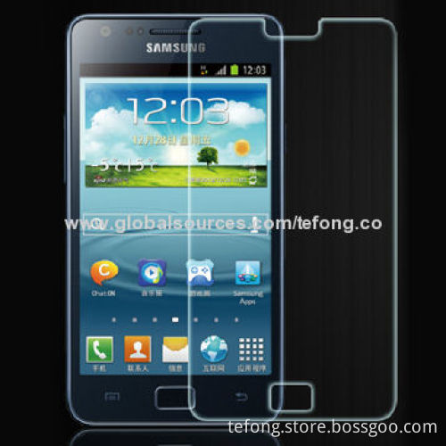 Tempered Glass Screen Protector for Samsung I9100/S2, OEM/ODM Orders Welcomed